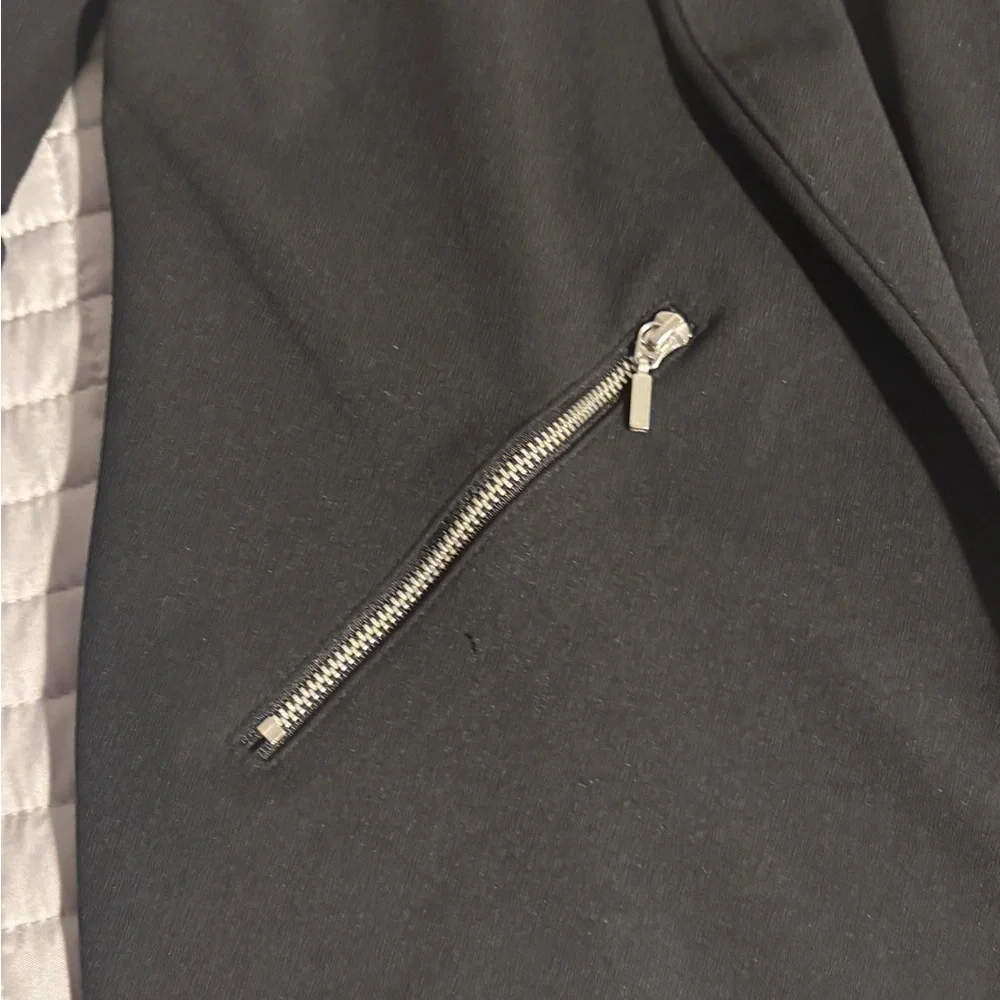 Maurices Black Blazer with Zipper Accents - Picture 2 of 3